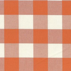 tela cuadro grande blanco naranja algodon 100 calpe 46 lucio