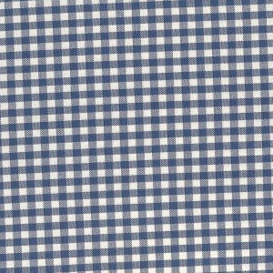 tela cuadro pequeño blanco azul algodon 100 calpe 8 lucio