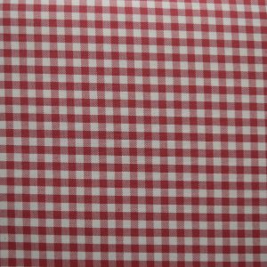 tela cuadro pequeño blanco rojo 100 algodon calpe 18 lucio