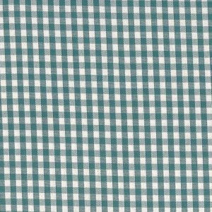 tela cuadro pequeño blanco turquesa 100 algodon calpe 3 lucio