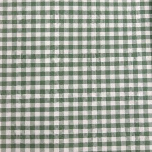 tela cuadro pequeño verde blanco 100 algodon calpe 58 lucio