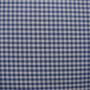 tela cuadros blanco azul algodon 100 calpe 8 lucio