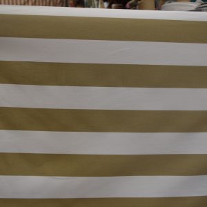 tela raya ancha beige blanco algodon 100 lucio