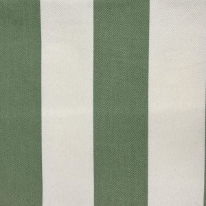 tela rayas anchas blanco verde algodon 100 lucio