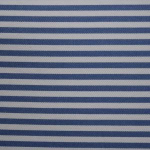 tela rayas blanco azul 100 algodon lucio