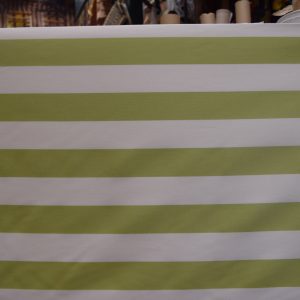 tela rayas blanco verde 100 algodon calpe c52 lucio