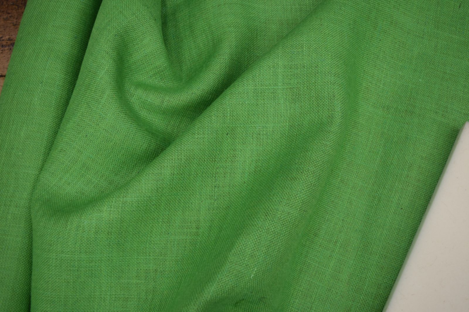 tela arpillera verde vivo 100 yute lucio