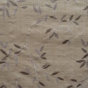 tela bordada iris beige lucio