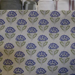 tela cresta marino algodon 100 florales lucio