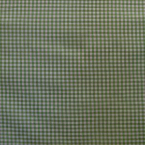 tela cuadro pequeño vichy verde pistacho algodon poliester lucio