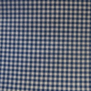 tela cuadros pequeño turquesa vichy algodon poliester lucio