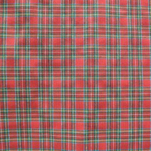 tela cuadros rojo candy algodon polieser lucio