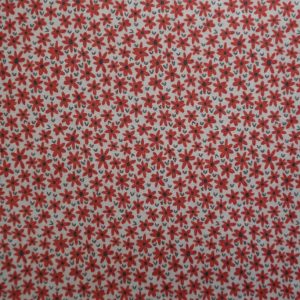 tela estampados 100 algodon margarita rojo lucio