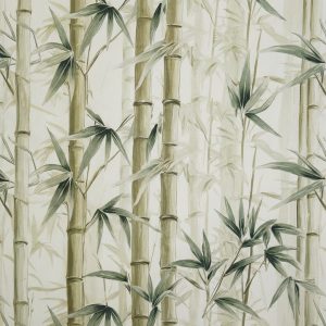 tela estampados bambu verde 100 algodon lucio