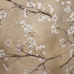 tela estampados florales 15 algodon 85 poliester flor almendro rosa lucio