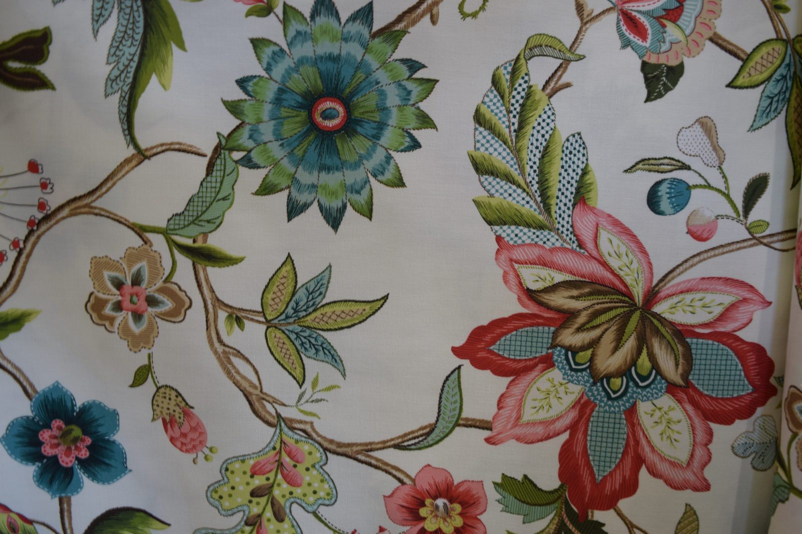 tela estampados florales 50 algodon 50 poliester azahar lucio