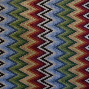 tela geometrica multicolor algodon poliester lucio