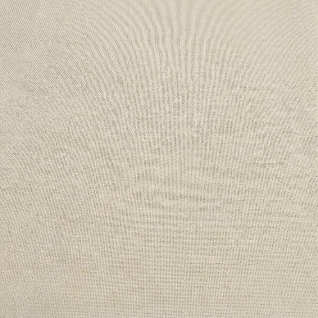 tela lino poliester vela crudo lucio