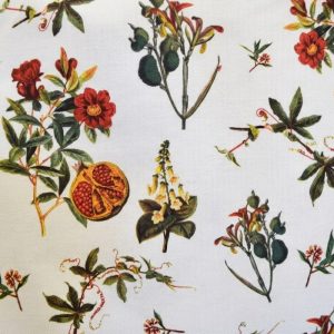 tela multicolor fruta algodon 100 estampado granada lucio