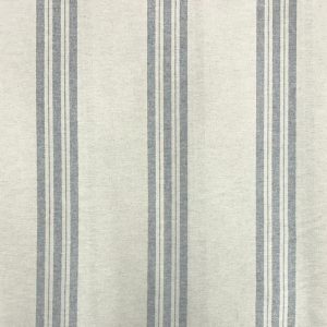 tela poliester algodon rayas pop azul lucio