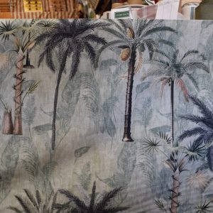 tela selva florales 100 algodon lucio