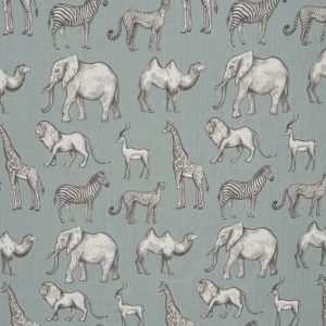 tela estampada verde cebra algodon lino viscosa poliester lucio