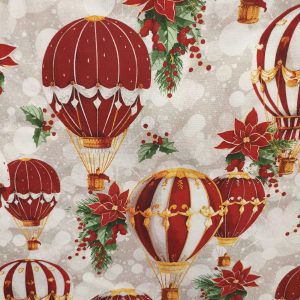 TELA DE NAVIDAD AEROSTÁTICO