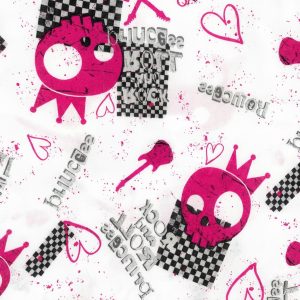 tela estampada monster poliester rayon lucio