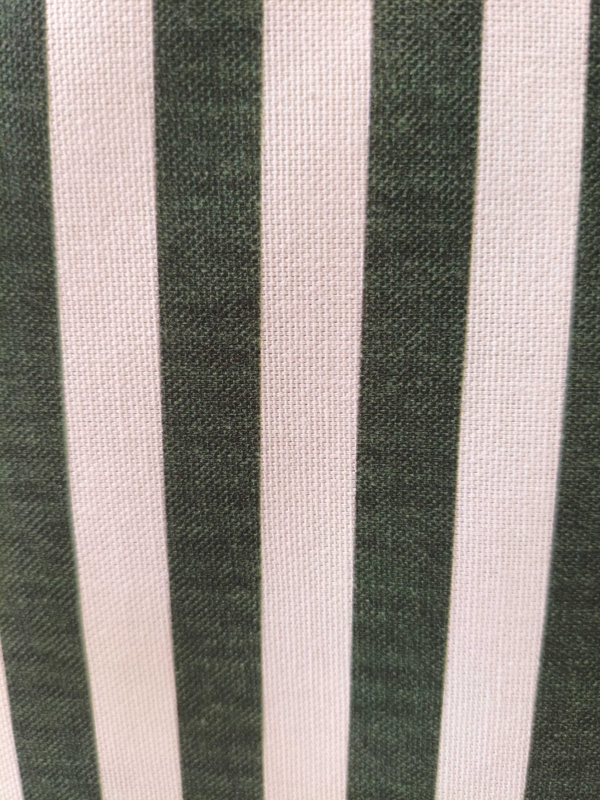 tela rayas blanco verde algodon 100 jaipur detalle lucio