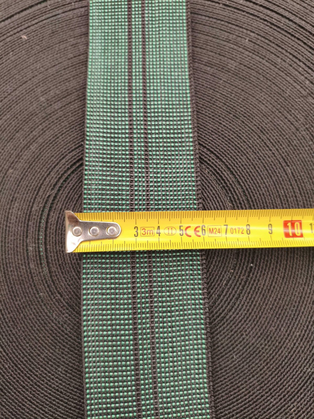 cincha elastica 6 cm detalle lucio