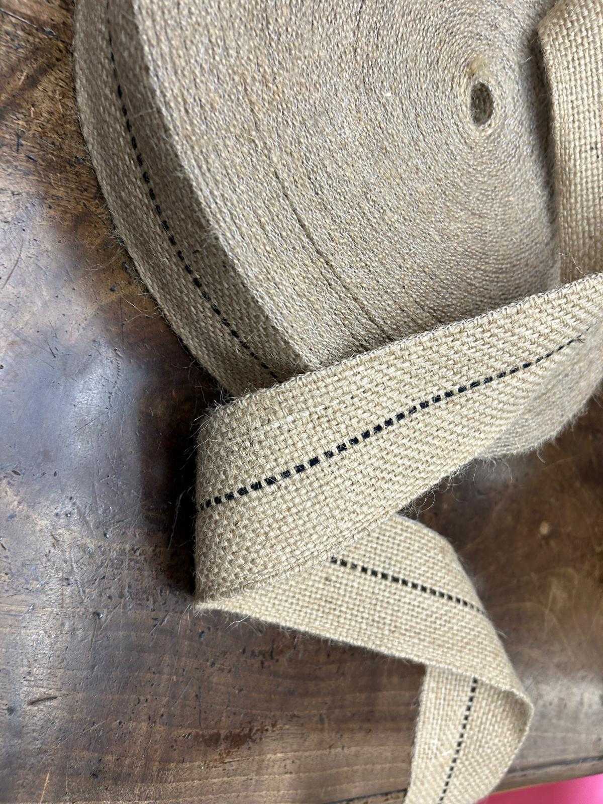 cincha yute 8cm detalle lucio