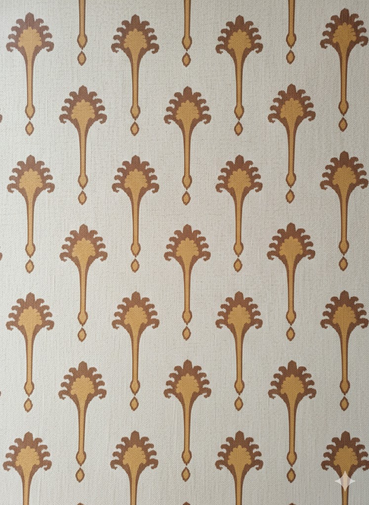 tela estampada lagrima ocre algodon lino viscosa poliester portada lucio