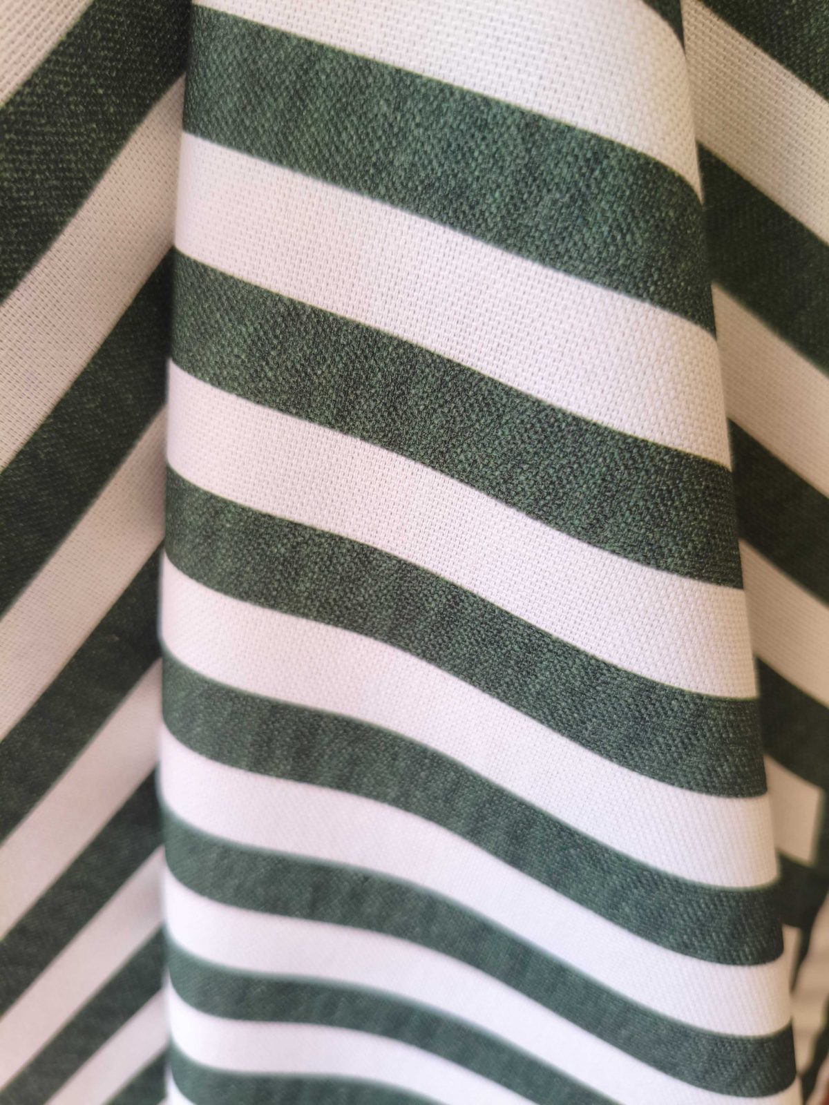 tela rayas blanco verde algodon 100 jaipur pliegue lucio