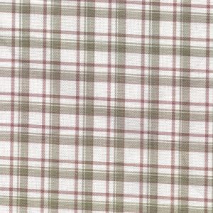 tela doble cuadro rosa beige 100 algodon lucio