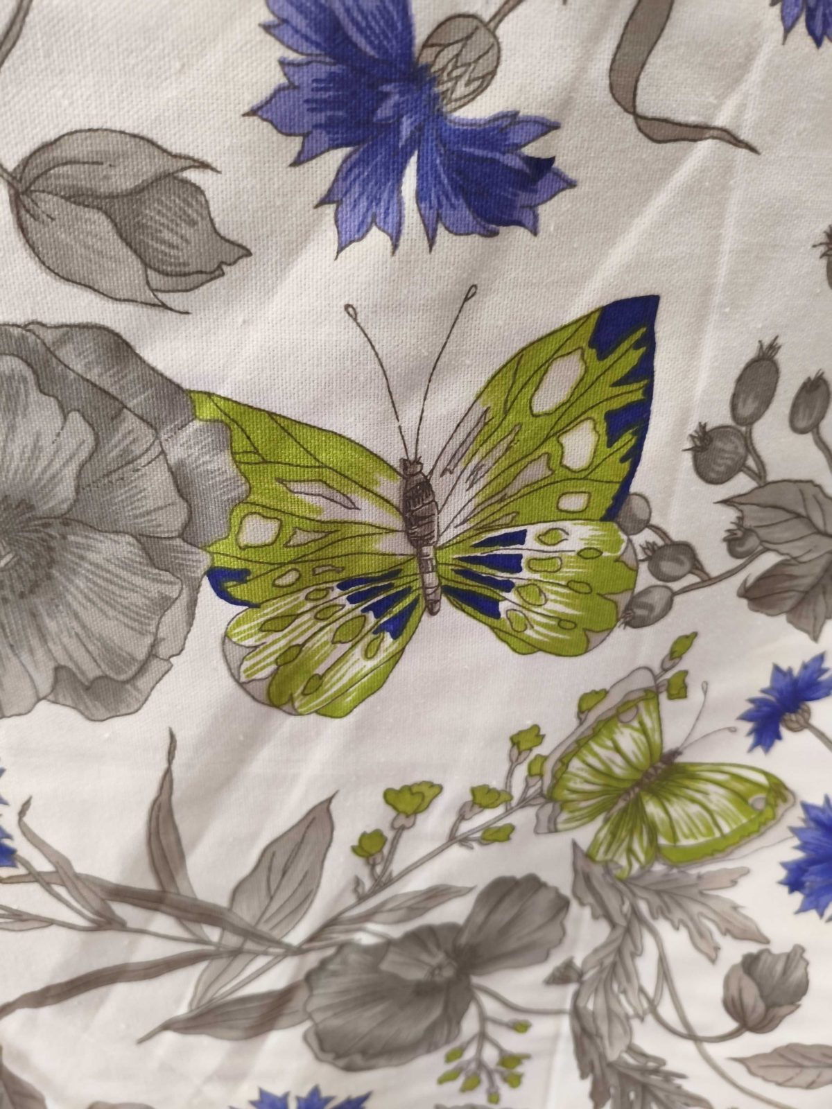tela estampada algodon 100 manizales verde detalle lucio