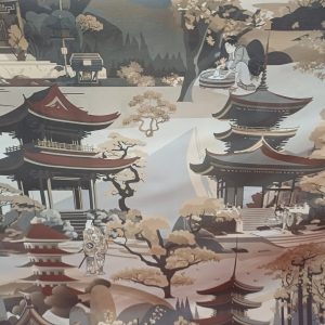 tela estampada multicolor algodon 100 yokohama lucio