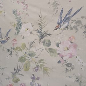 tela estampada multicolor algodon poliester acuarela lucio