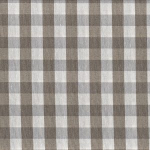 tela vichy blanco marron gris 60 poliester 40 algodon lucio