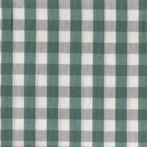 tela vichy blanco verde gris 60 poliester 40 algodon lucio