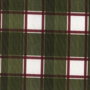tela resinada cuadros verde blanco granate poliester 100 cuadro navidad lucio