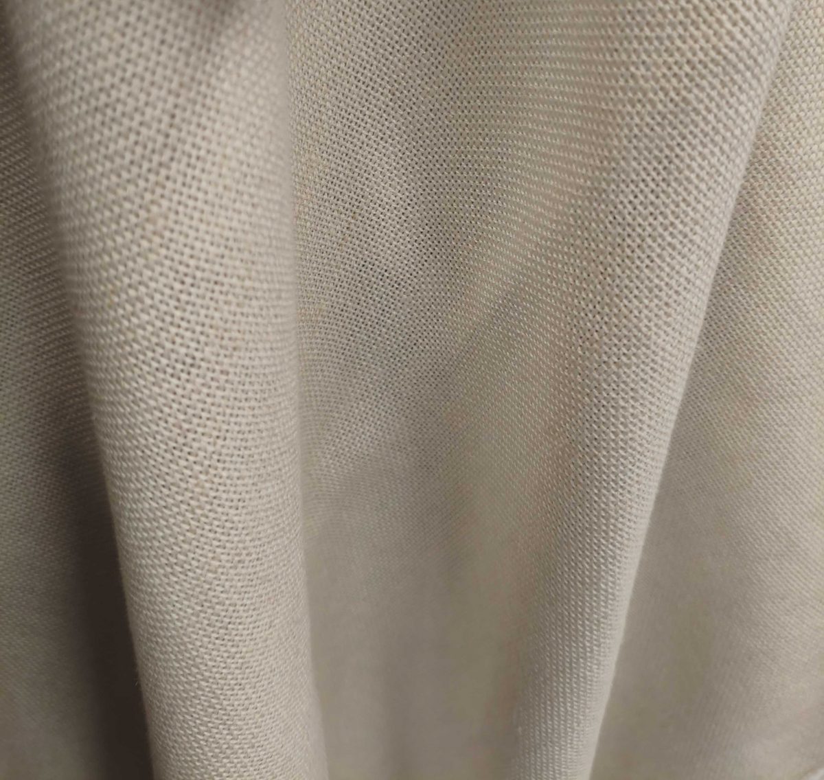tela 60 lino 40 poliester visillo beige crudo c8 olbia detalle lucio