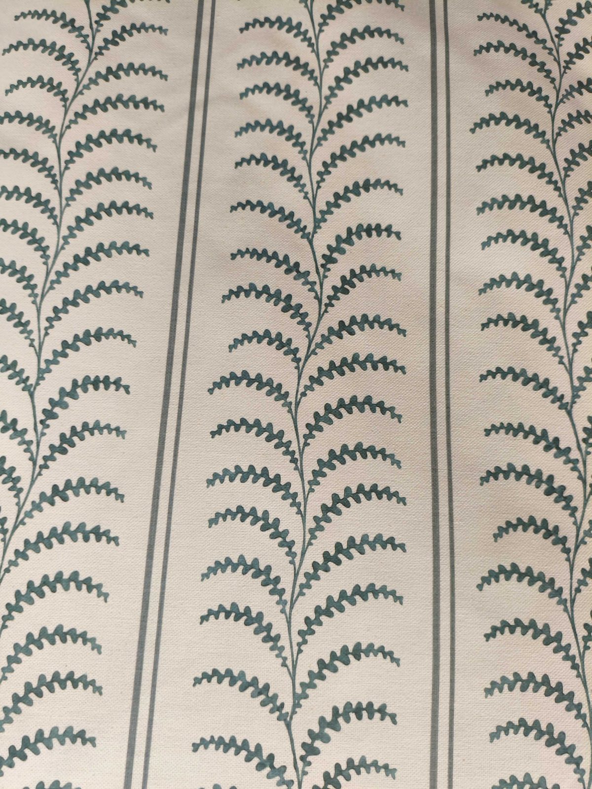 tela estampada hesper turquesa 100 algodon detalle lucio