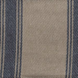 Tela torla rayas azul marino y marrón – ancho 280 cm