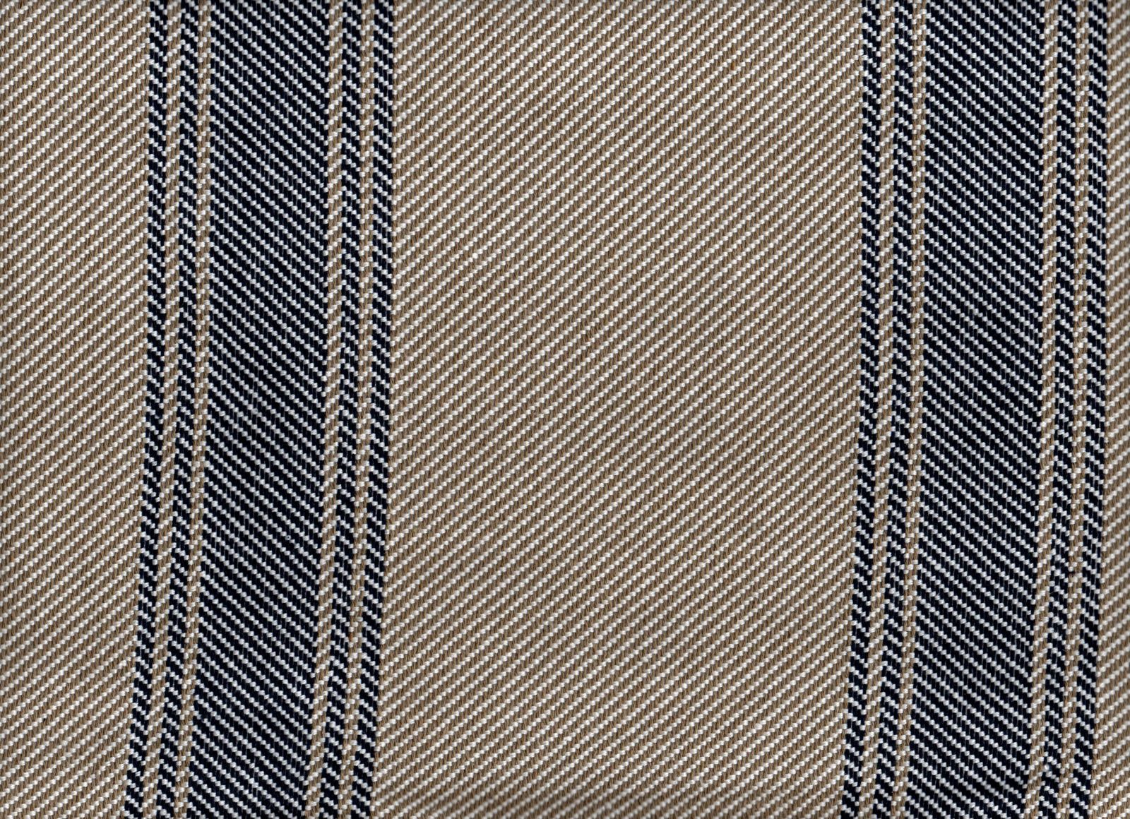 Tela torla rayas azul marino y marrón – ancho 280 cm