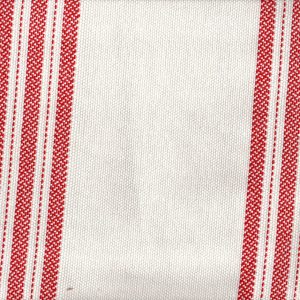 Tela toscana rayas rojo y blanco hueso – ancho 280 cm