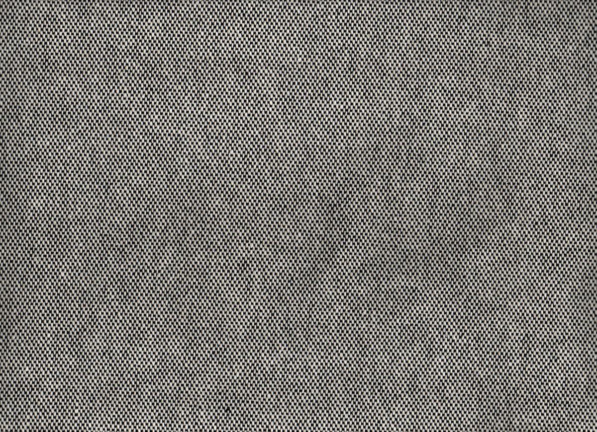 Tela tudela jaspeada color negro, 60% algodón y 40% poliéster, ancho 280 cm